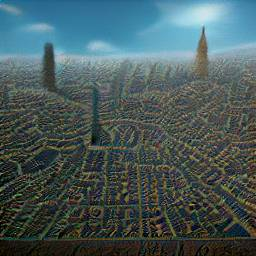 a photorealistic view of the city of Sigil