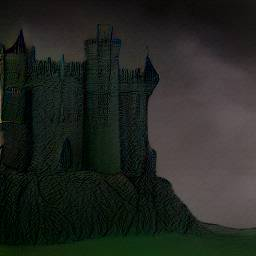 a view of castle Ravenloft